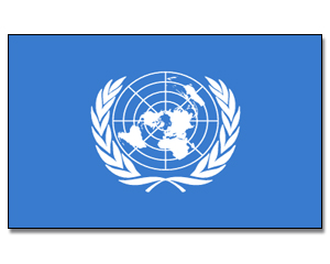 Flag UNO (United Nations) 90 x 150