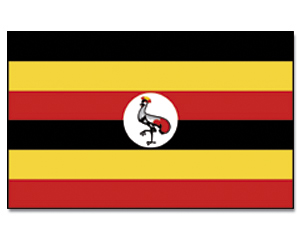 Flag Uganda 90 x 150