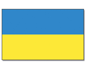 Fahne Ukraine 90 x 150