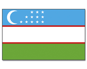 Flag Uzbekistan 90 x 150