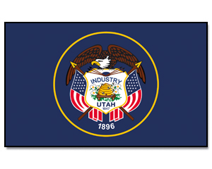 Flag Utah 90 x 150