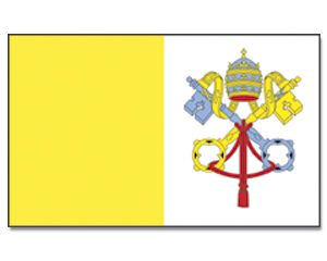 Flag Vatican City 90 x 150