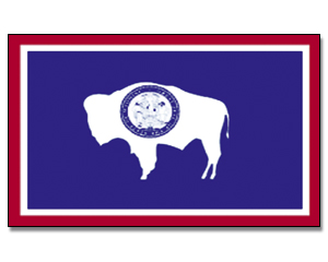 Flag Wyoming 90 x 150