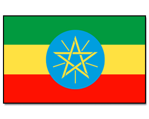 Flag Ethiopia 90 x 150