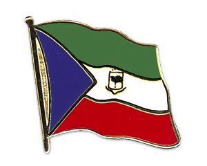 Flag Pins (swinging): Equatorial Guinea