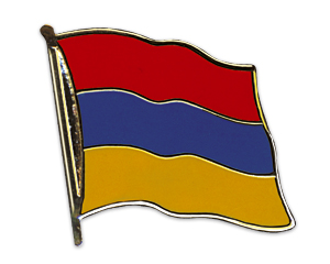 Fahnen-Pins (geschwungen): Armenien