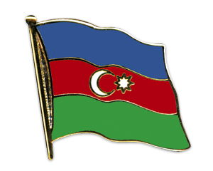 Flag Pins (swinging): Azerbaijan