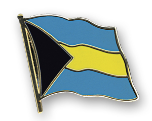 Flag Pins (swinging): Bahamas