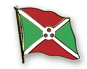 Flag Pins (swinging): Burundi