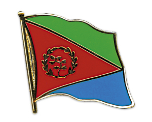 Fahnen-Pins (geschwungen): Eritrea