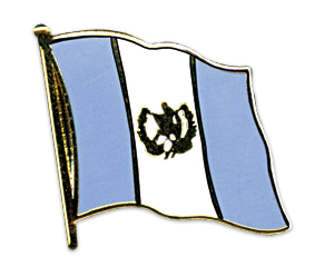 Fahnen-Pins (geschwungen): Guatemala