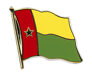Fahnen-Pins (geschwungen): Guinea-Bissau
