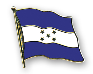 Fahnen-Pins (geschwungen): Honduras