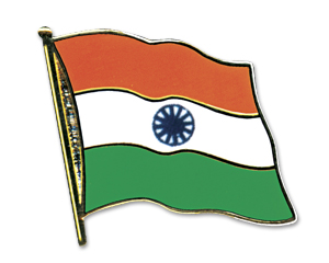 Flag Pins (swinging): India
