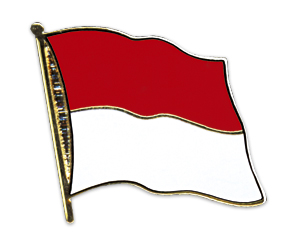 Flag Pins (swinging): Indonesia