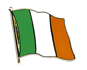 Fahnen-Pins (geschwungen): Irland