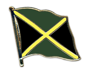 Fahnen-Pins (geschwungen): Jamaika