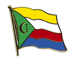 Flag Pins (swinging): Comoros