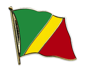 Flag Pins (swinging): Congo, Republic