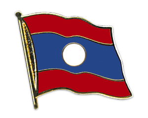 Flag Pins (swinging): Laos