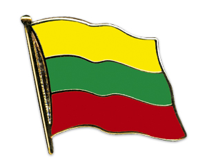 Flag Pins (swinging): Lithuania