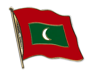 Flag Pins (swinging): Maldives