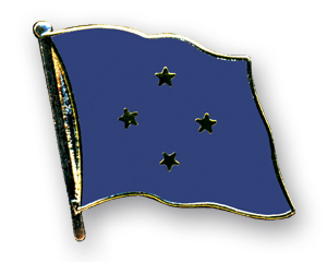 Flag Pins (swinging): Micronesia