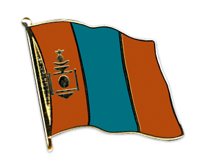 Flag Pins (swinging): Mongolia