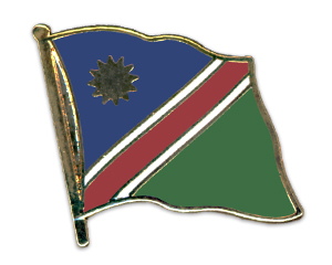 Fahnen-Pins (geschwungen): Namibia