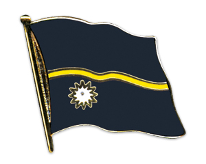 Flag Pins (swinging): Nauru