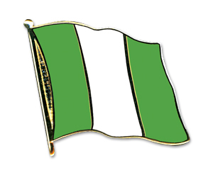 Flag Pins (swinging): Nigeria