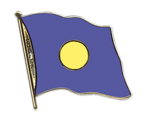 Fahnen-Pins (geschwungen): Palau