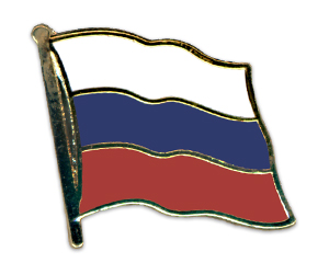 Fahnen-Pins (geschwungen): Russland