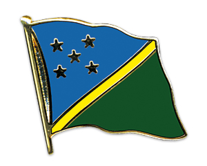 Flag Pins (swinging): Solomon Islands