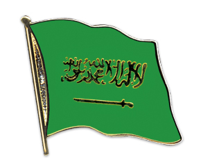 Flag Pins (swinging): Saudi Arabia