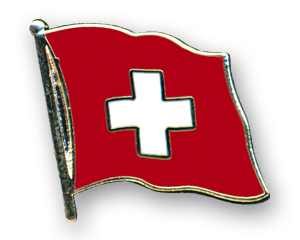 Flag Pins (swinging): Switzerland