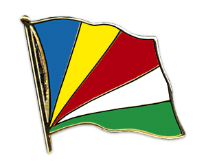 Fahnen-Pins (geschwungen): Seychellen