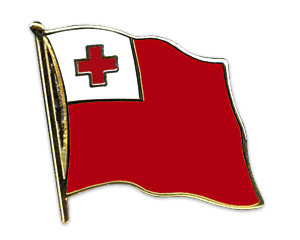 Flag Pins (swinging): Tonga