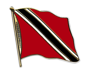 Flag Pins (swinging): Trinidad and Tobago