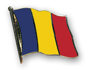 Flag Pins (swinging): Chad