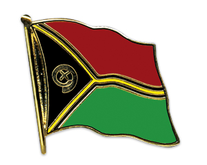 Flag Pins (swinging): Vanuatu