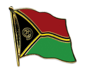 Fahnen-Pins (geschwungen): Vanuatu