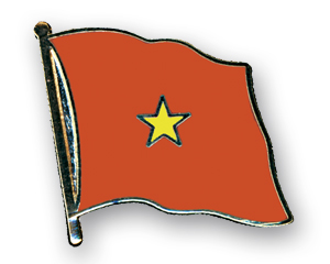 Flag Pins (swinging): Vietnam