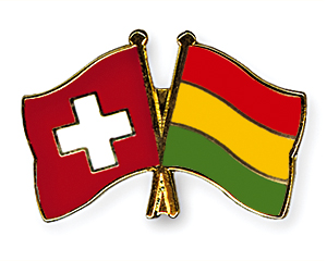 Freundschaftspins: Schweiz-Bolivien