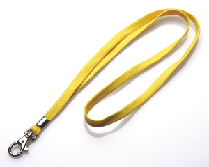 Lanyards 10 mm yellow