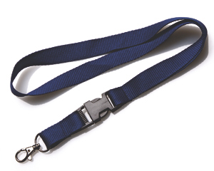 Lanyards 20 mm mit KSV dunkelblau Lanyards 20 mm mit KSV dunkelblau