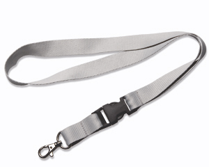 Lanyards 20 mm mit KSV grau