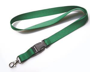 Lanyards 20 mm with KSV green