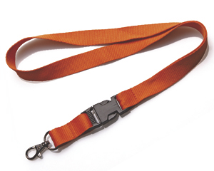 Lanyards 20 mm mit KSV orange