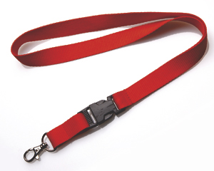 Lanyards 20 mm with KSV red
